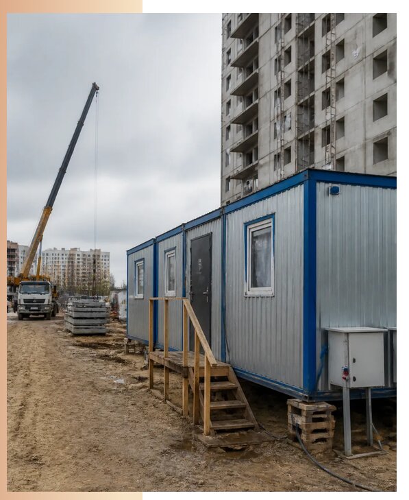 Аренда строительных вагончиков для рабочих в Советской Гавани